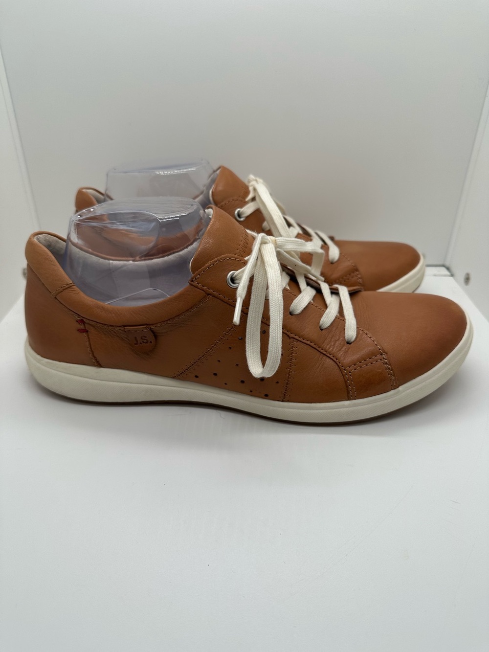 Josef Seibel Caren 01 Women’s Casual Lace-Up Leather Sneakers Size 41 - Picture 2 of 10